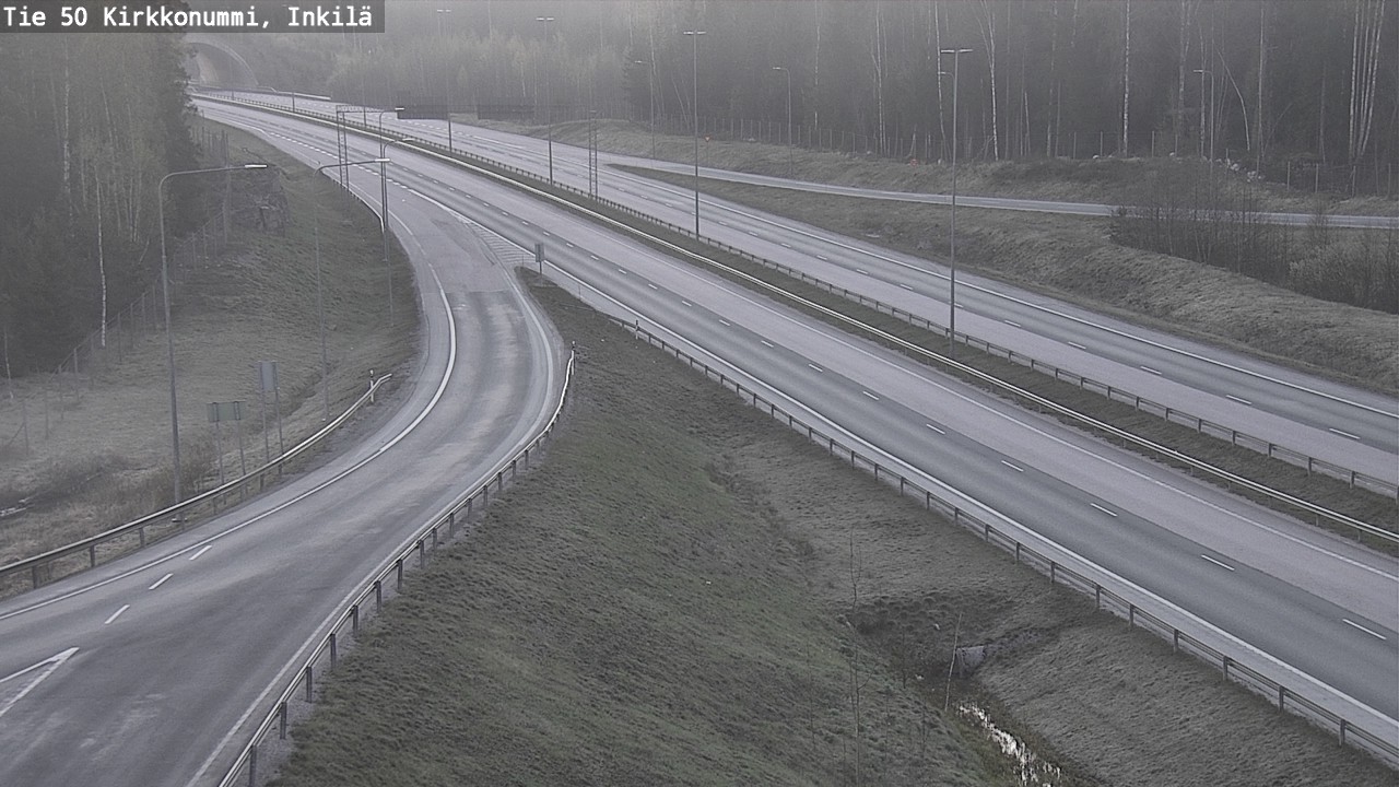 Weather Camera Image Road 50 Kirkkonummi, Inkilä, Kirkkonummi, Uusimaa