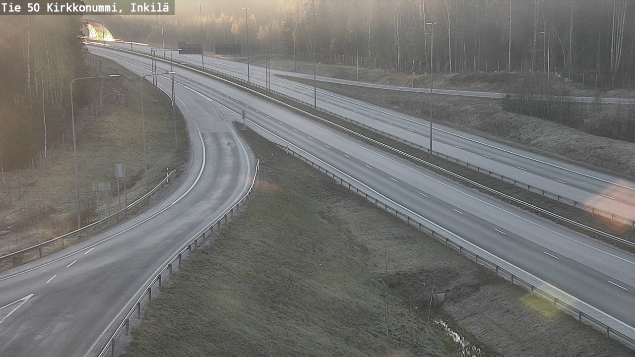 Weather Camera Image Road 50 Kirkkonummi, Inkilä, Kirkkonummi, Uusimaa