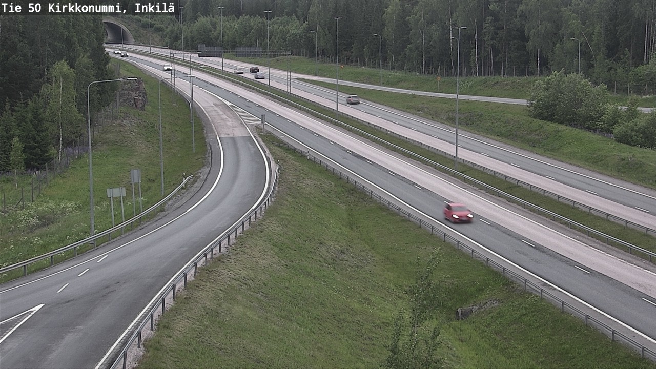 Weather Camera Image Väg 50 Kyrkslätt, Inkilä, Kirkkonummi, Uusimaa