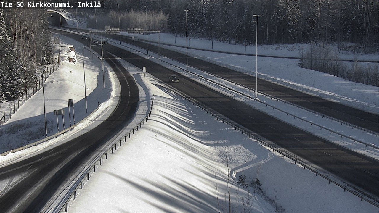 Weather Camera Image Road 50 Kirkkonummi, Inkilä, Kirkkonummi, Uusimaa