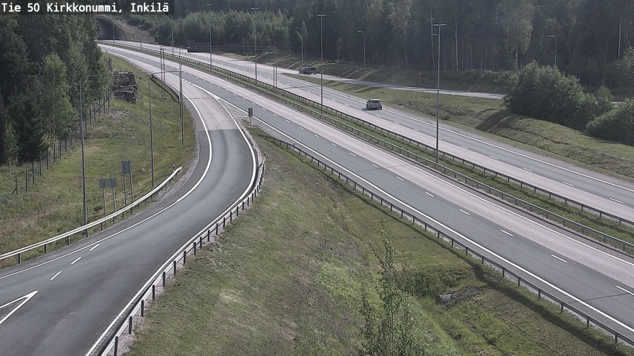 Weather Camera Image Väg 50 Kyrkslätt, Inkilä, Kirkkonummi, Uusimaa