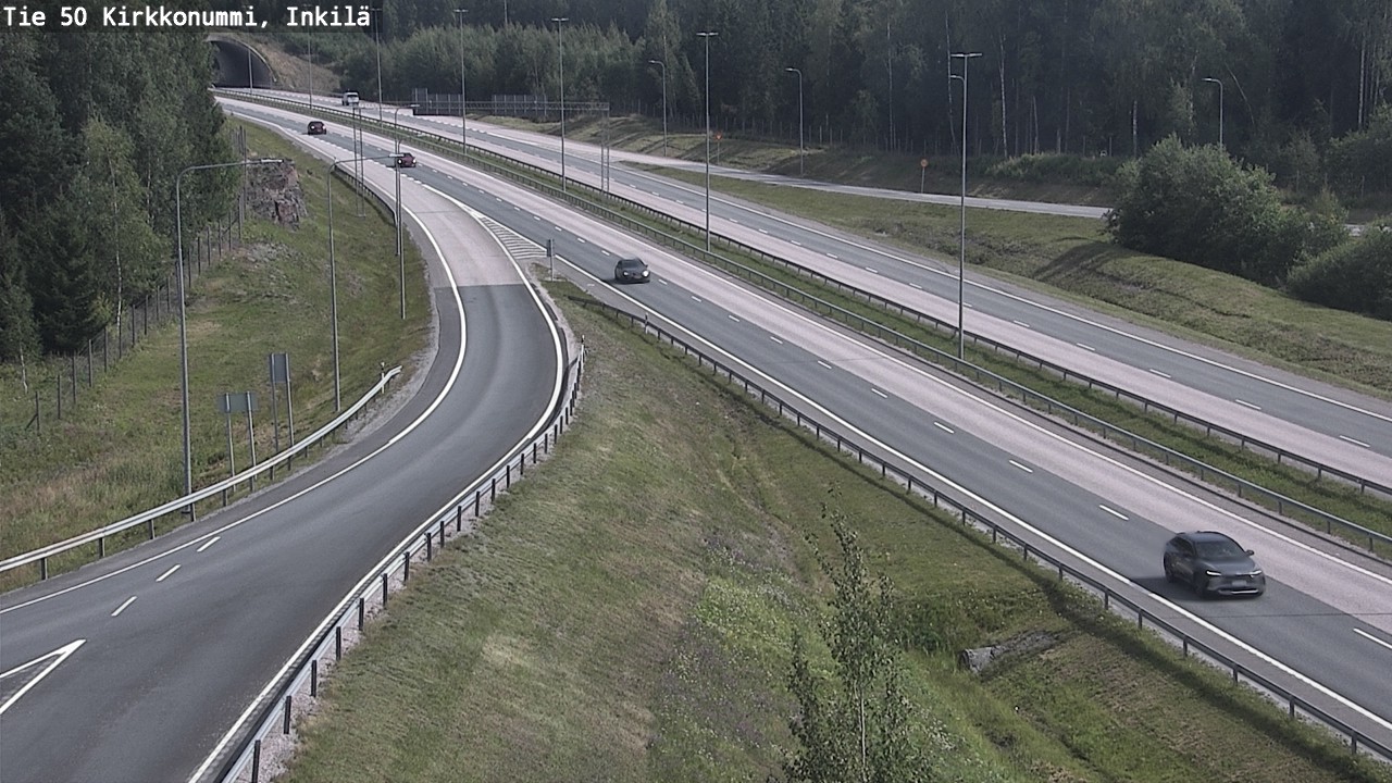 Weather Camera Image Väg 50 Kyrkslätt, Inkilä, Kirkkonummi, Uusimaa