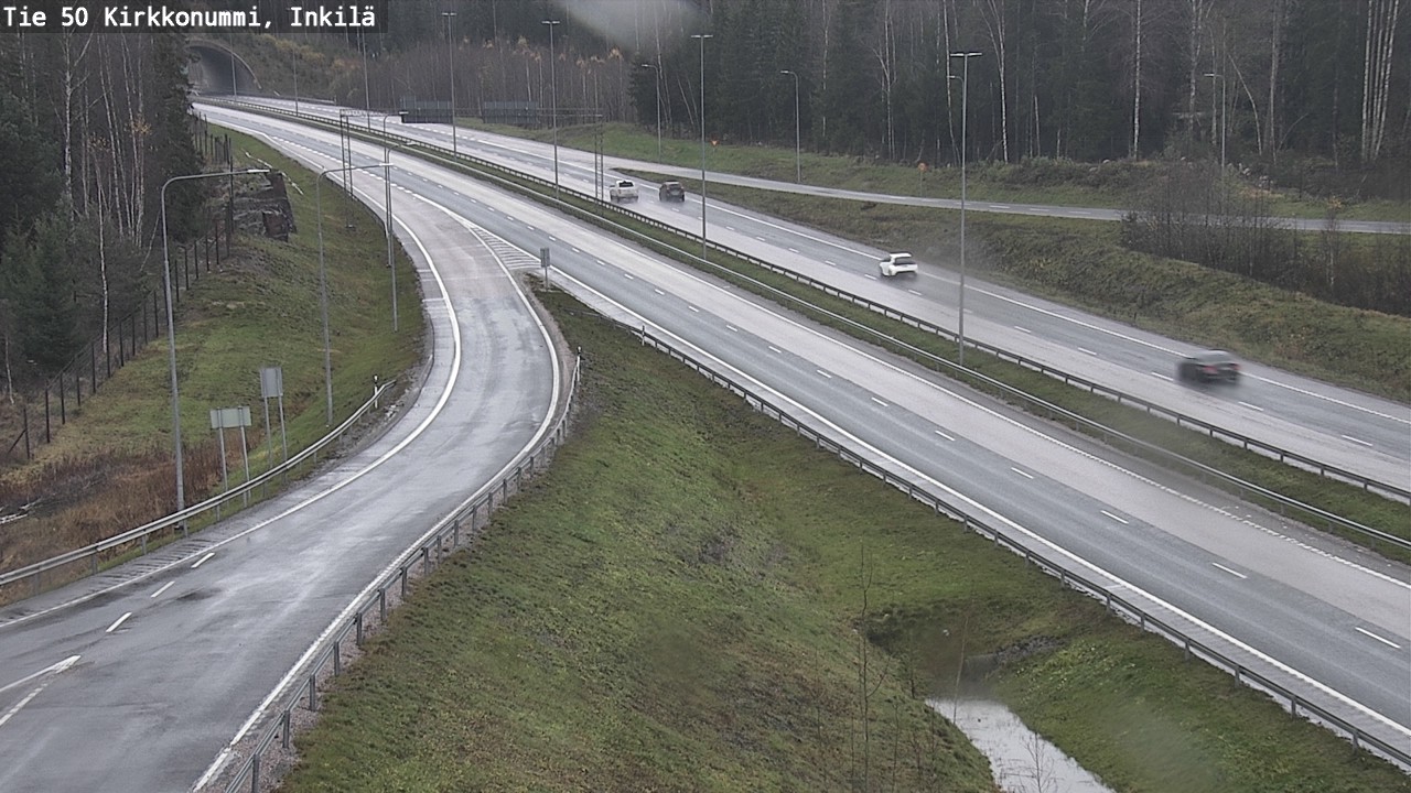 Weather Camera Image Väg 50 Kyrkslätt, Inkilä, Kirkkonummi, Uusimaa