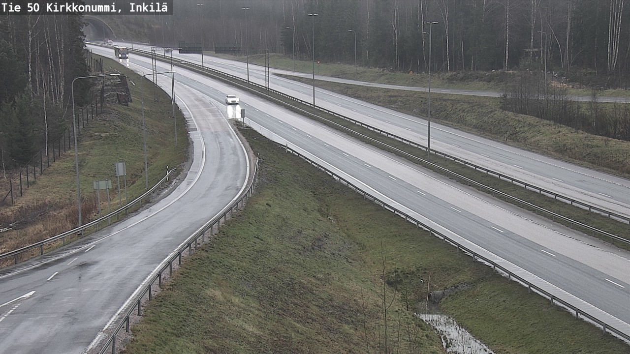 Weather Camera Image Väg 50 Kyrkslätt, Inkilä, Kirkkonummi, Uusimaa