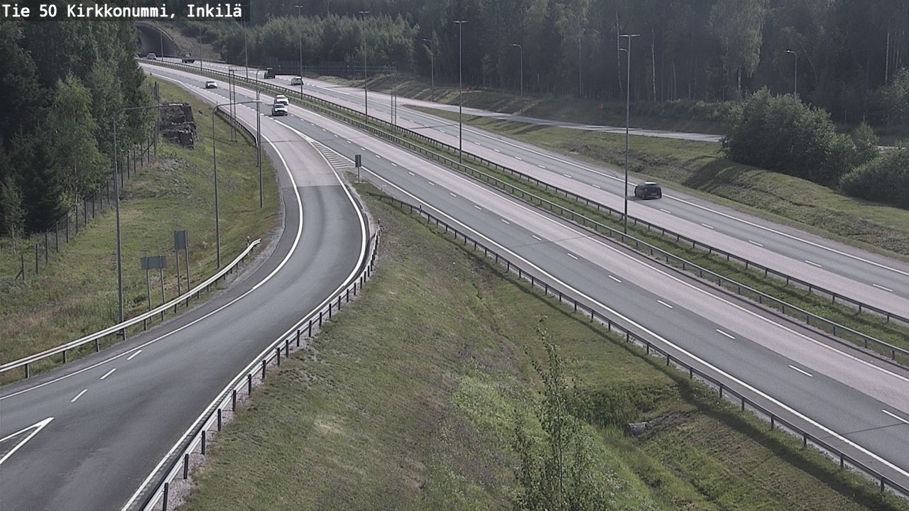 Weather Camera Image Väg 50 Kyrkslätt, Inkilä, Kirkkonummi, Uusimaa