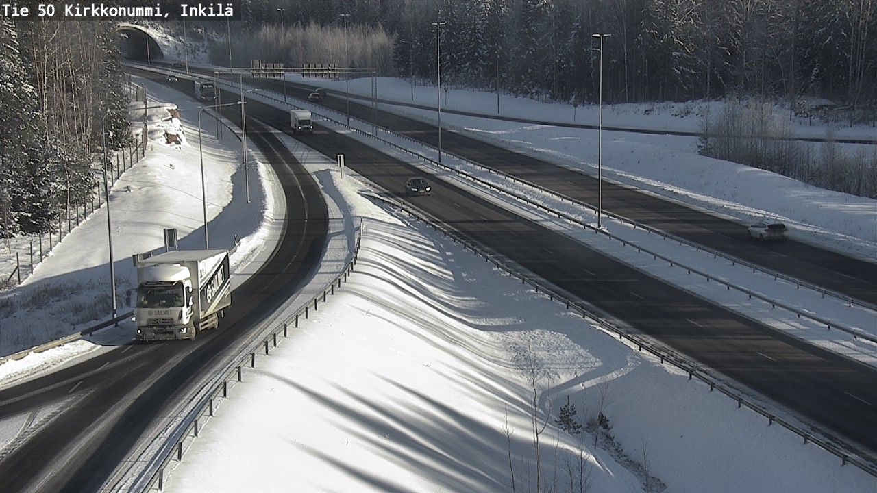 Weather Camera Image Road 50 Kirkkonummi, Inkilä, Kirkkonummi, Uusimaa