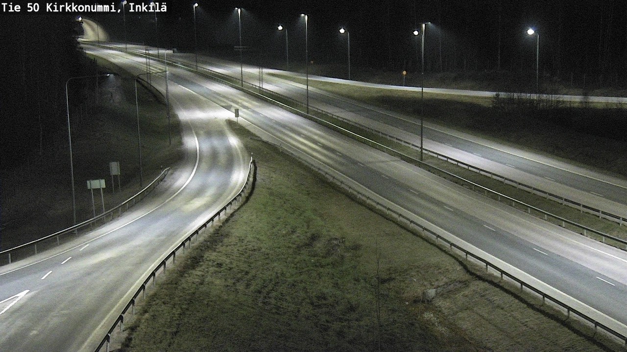 Weather Camera Image Road 50 Kirkkonummi, Inkilä, Kirkkonummi, Uusimaa