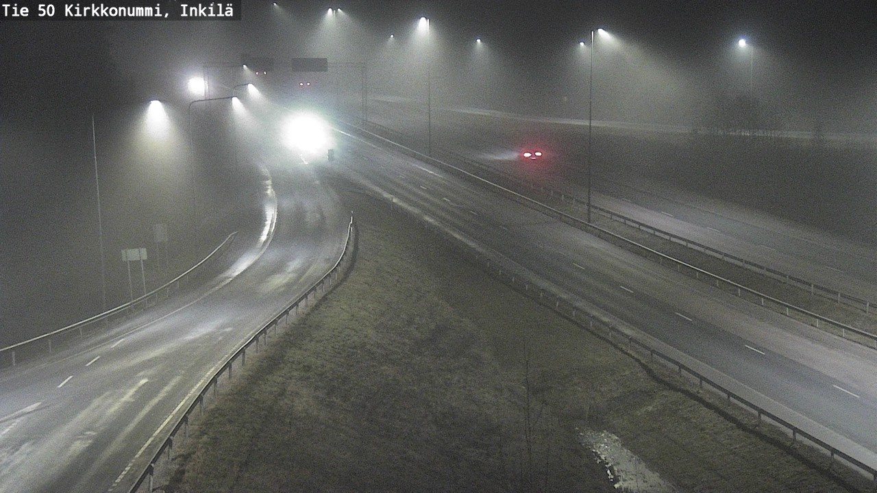 Weather Camera Image Väg 50 Kyrkslätt, Inkilä, Kirkkonummi, Uusimaa