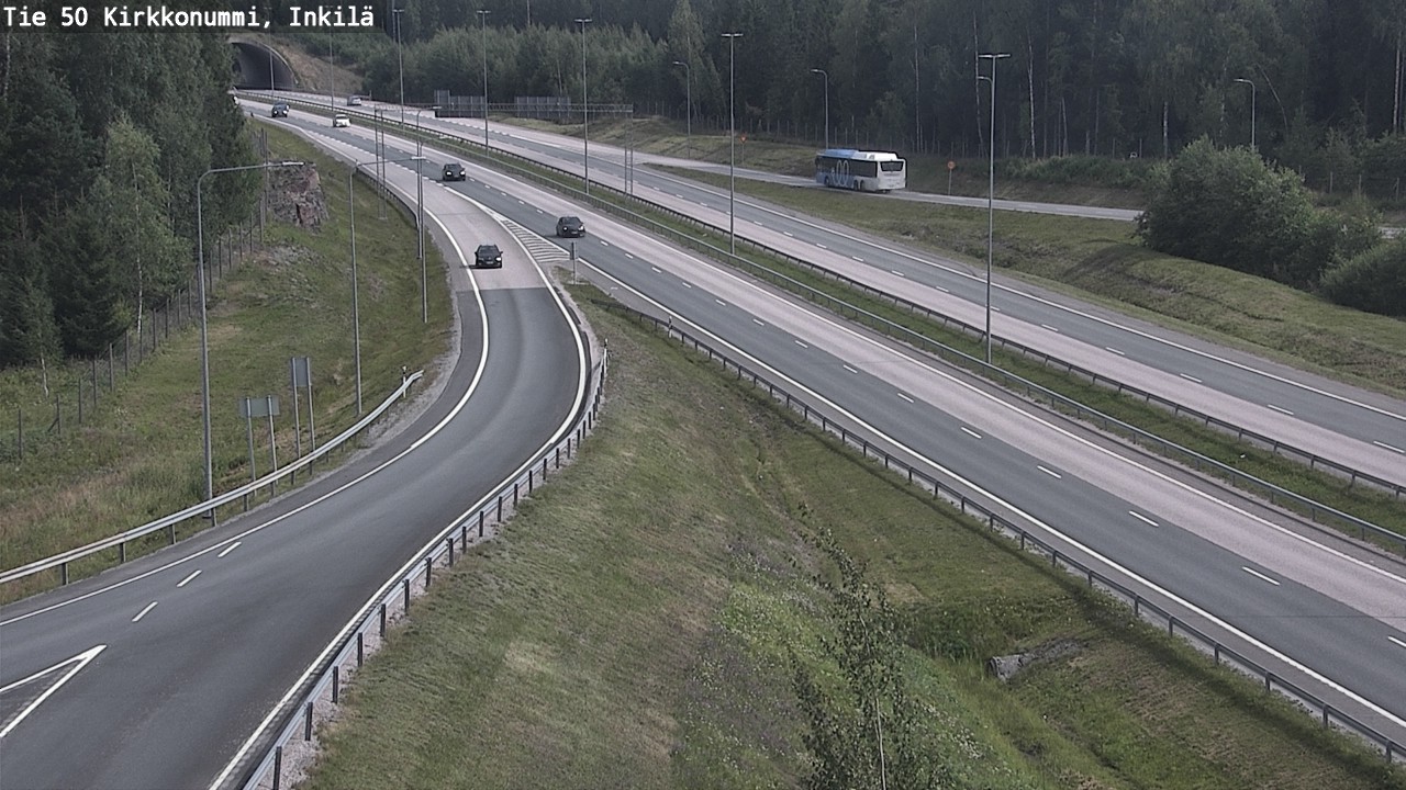 Weather Camera Image Väg 50 Kyrkslätt, Inkilä, Kirkkonummi, Uusimaa
