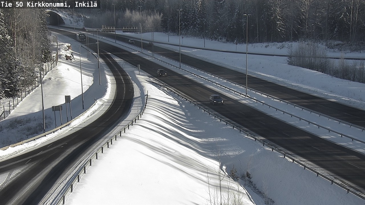 Weather Camera Image Road 50 Kirkkonummi, Inkilä, Kirkkonummi, Uusimaa