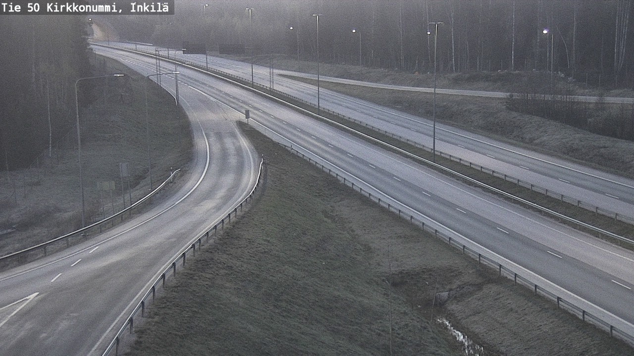 Weather Camera Image Road 50 Kirkkonummi, Inkilä, Kirkkonummi, Uusimaa