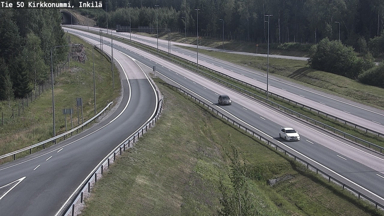 Weather Camera Image Väg 50 Kyrkslätt, Inkilä, Kirkkonummi, Uusimaa