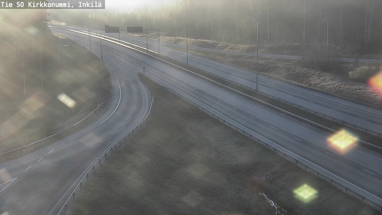Weather Camera Image Road 50 Kirkkonummi, Inkilä, Kirkkonummi, Uusimaa