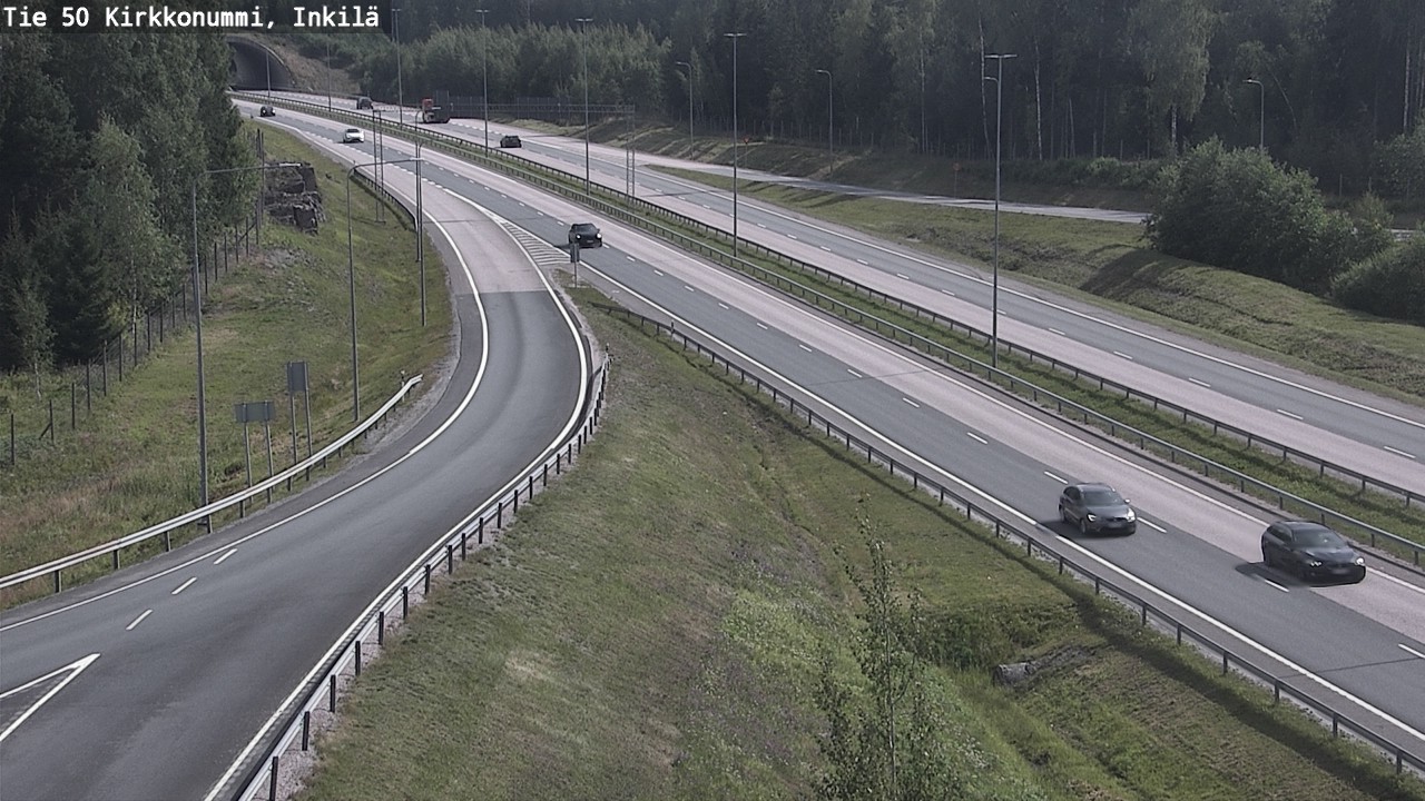 Weather Camera Image Väg 50 Kyrkslätt, Inkilä, Kirkkonummi, Uusimaa