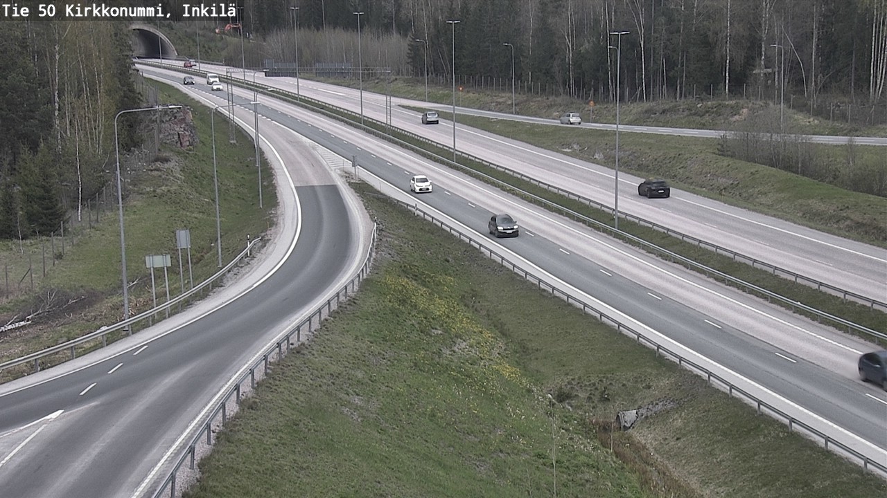 Weather Camera Image Road 50 Kirkkonummi, Inkilä, Kirkkonummi, Uusimaa