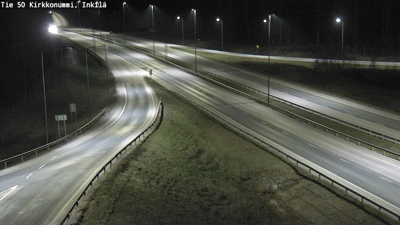 Weather Camera Image Road 50 Kirkkonummi, Inkilä, Kirkkonummi, Uusimaa