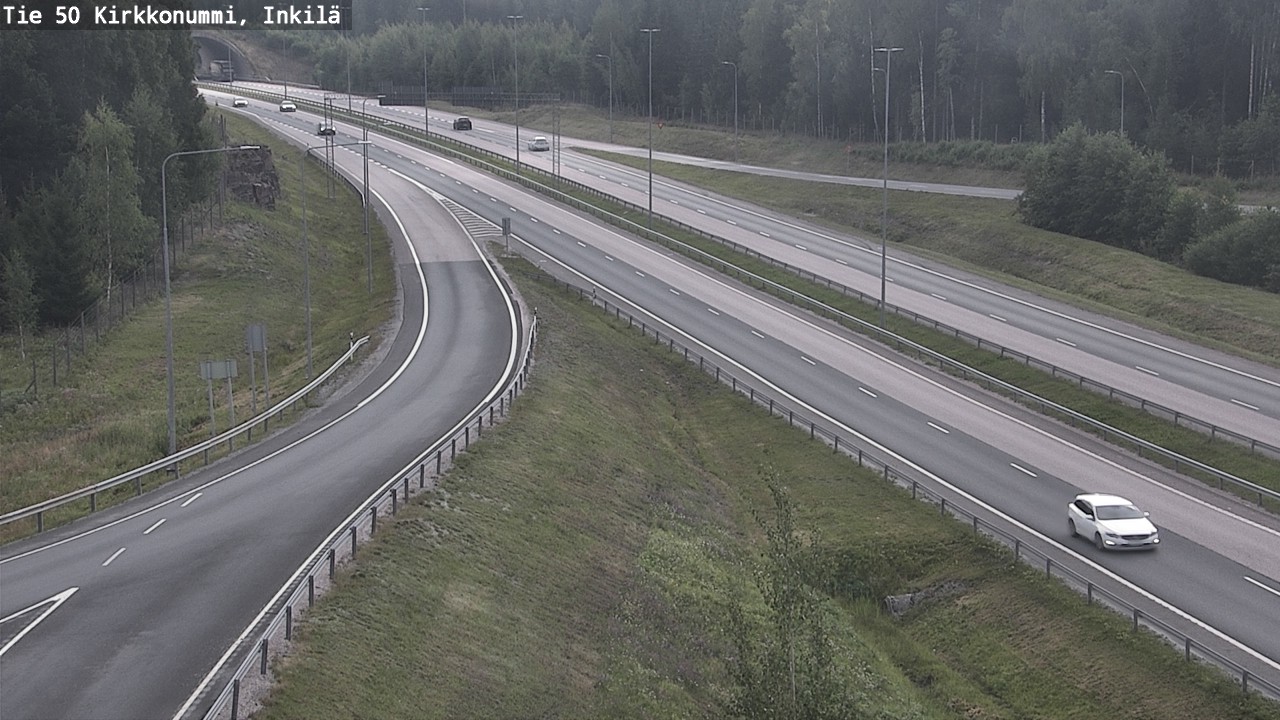 Weather Camera Image Väg 50 Kyrkslätt, Inkilä, Kirkkonummi, Uusimaa