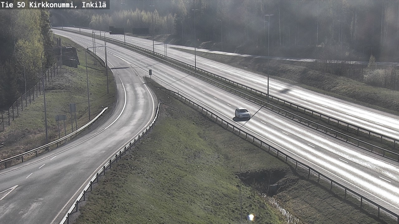 Weather Camera Image Väg 50 Kyrkslätt, Inkilä, Kirkkonummi, Uusimaa