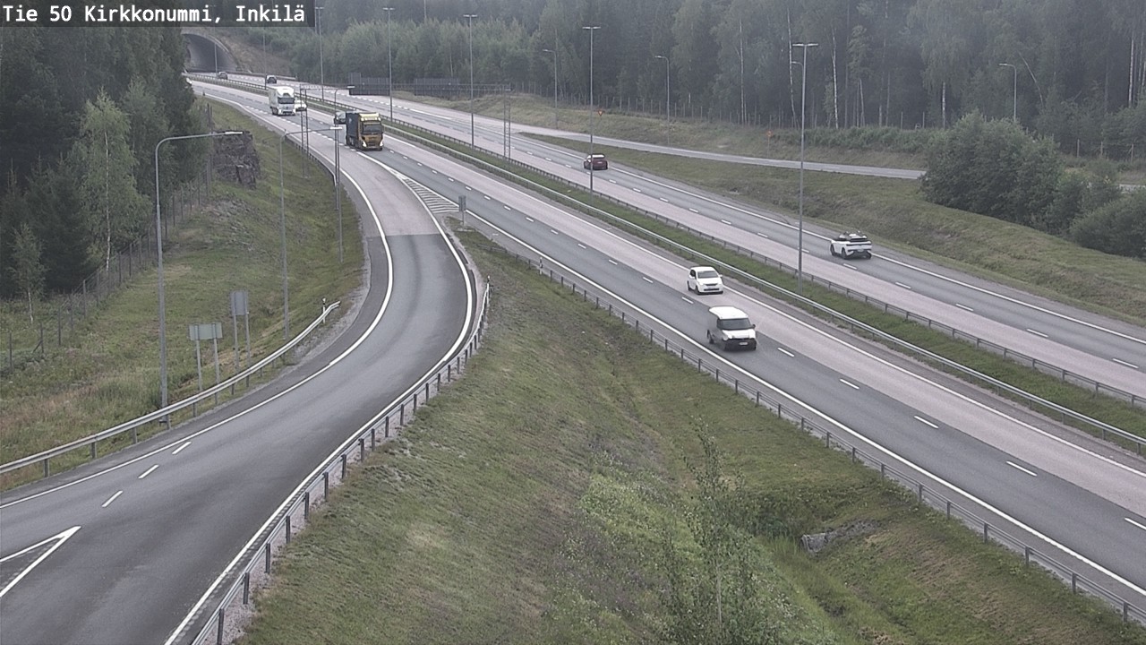 Weather Camera Image Väg 50 Kyrkslätt, Inkilä, Kirkkonummi, Uusimaa
