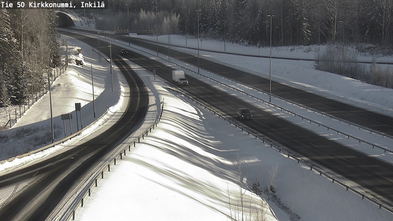 Weather Camera Image Road 50 Kirkkonummi, Inkilä, Kirkkonummi, Uusimaa