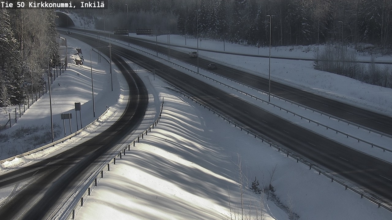 Weather Camera Image Road 50 Kirkkonummi, Inkilä, Kirkkonummi, Uusimaa