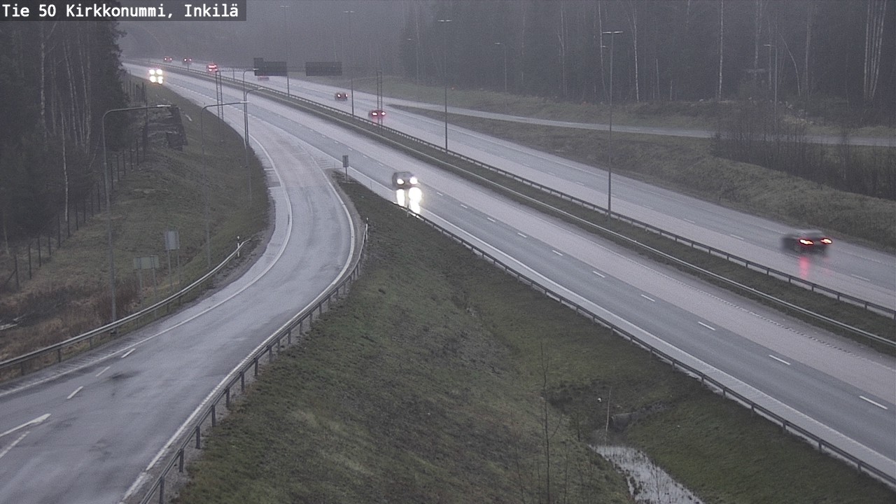 Weather Camera Image Road 50 Kirkkonummi, Inkilä, Kirkkonummi, Uusimaa