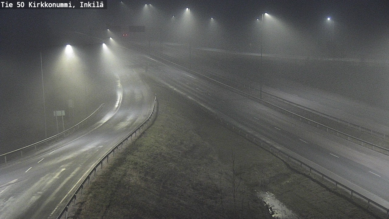 Weather Camera Image Väg 50 Kyrkslätt, Inkilä, Kirkkonummi, Uusimaa