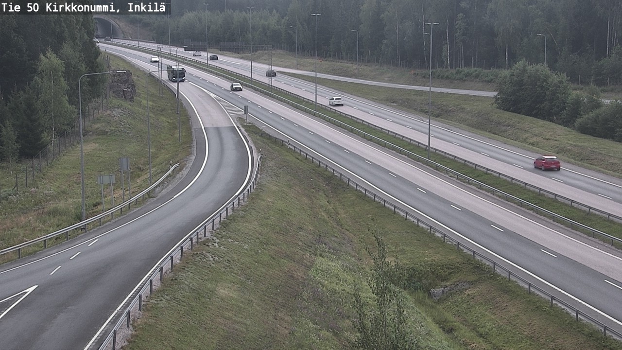 Weather Camera Image Väg 50 Kyrkslätt, Inkilä, Kirkkonummi, Uusimaa