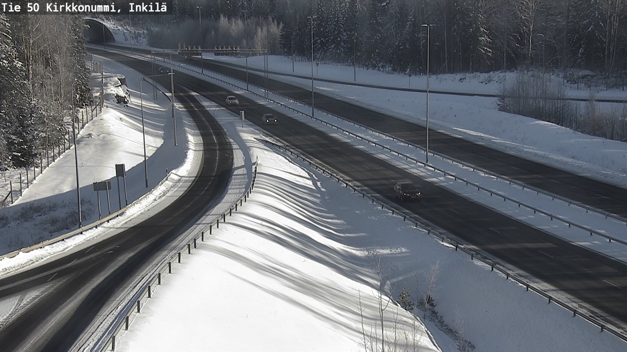 Weather Camera Image Road 50 Kirkkonummi, Inkilä, Kirkkonummi, Uusimaa
