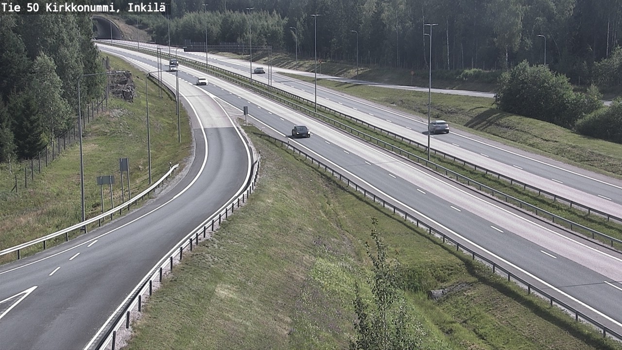 Weather Camera Image Väg 50 Kyrkslätt, Inkilä, Kirkkonummi, Uusimaa