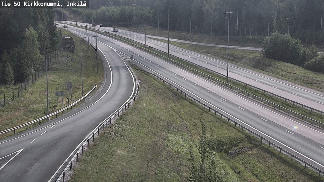 Weather Camera Image Väg 50 Kyrkslätt, Inkilä, Kirkkonummi, Uusimaa