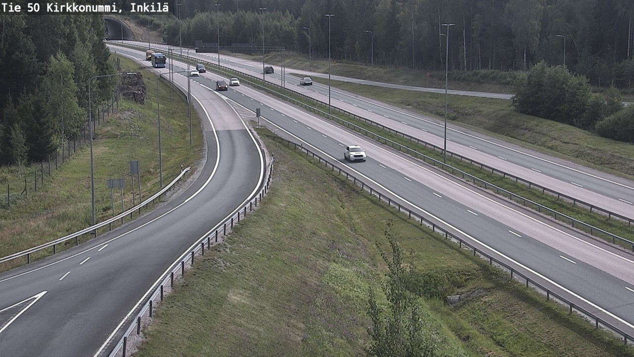 Weather Camera Image Väg 50 Kyrkslätt, Inkilä, Kirkkonummi, Uusimaa