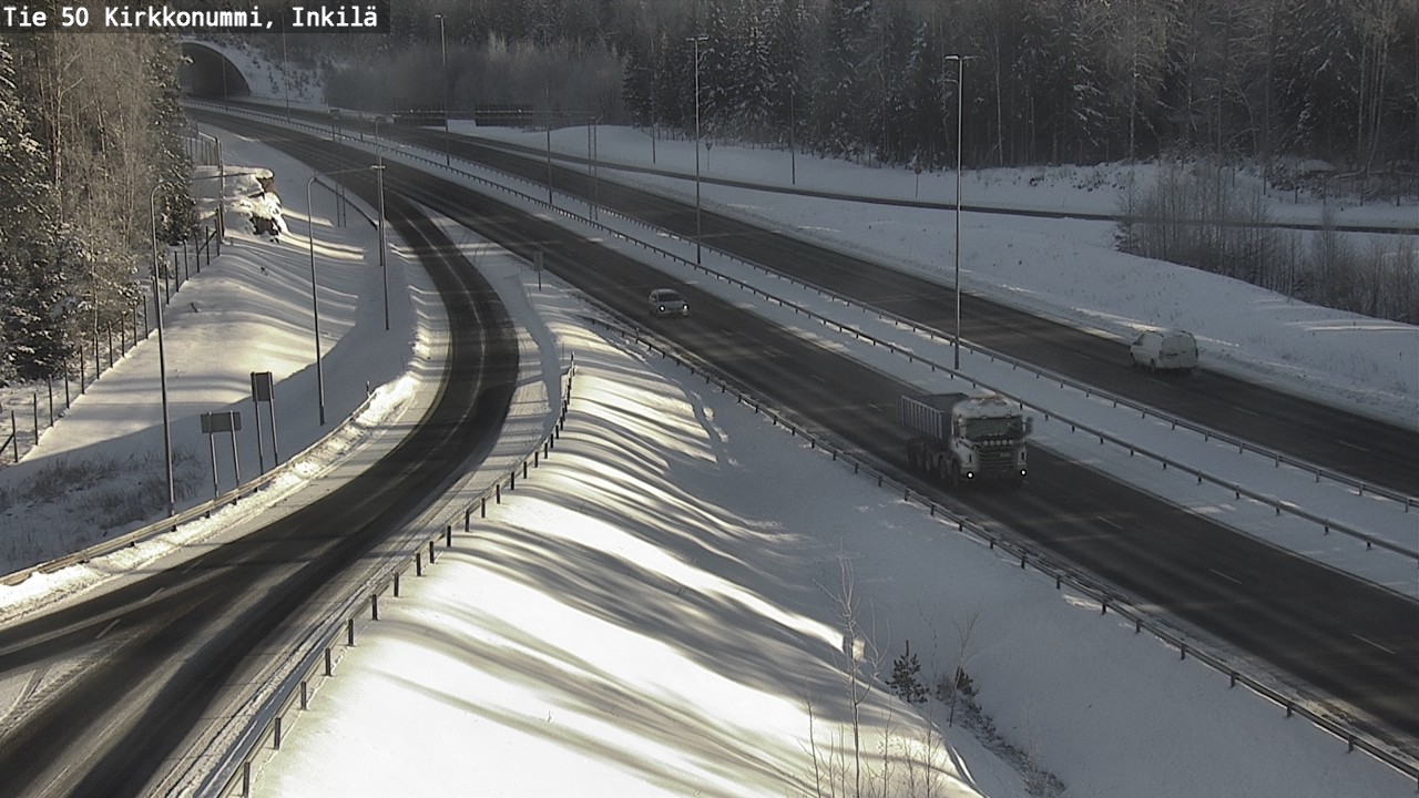 Weather Camera Image Road 50 Kirkkonummi, Inkilä, Kirkkonummi, Uusimaa