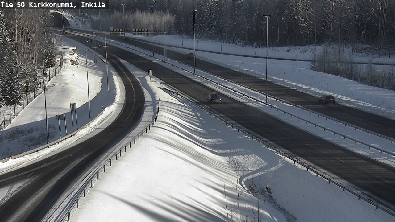 Weather Camera Image Road 50 Kirkkonummi, Inkilä, Kirkkonummi, Uusimaa