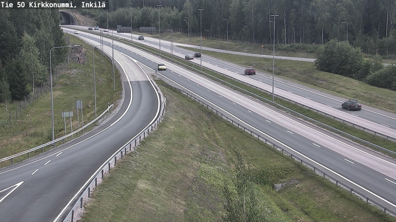 Weather Camera Image Väg 50 Kyrkslätt, Inkilä, Kirkkonummi, Uusimaa