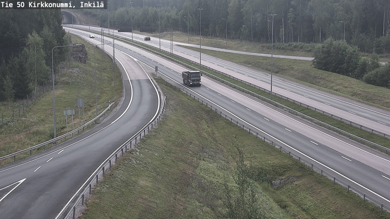Weather Camera Image Väg 50 Kyrkslätt, Inkilä, Kirkkonummi, Uusimaa