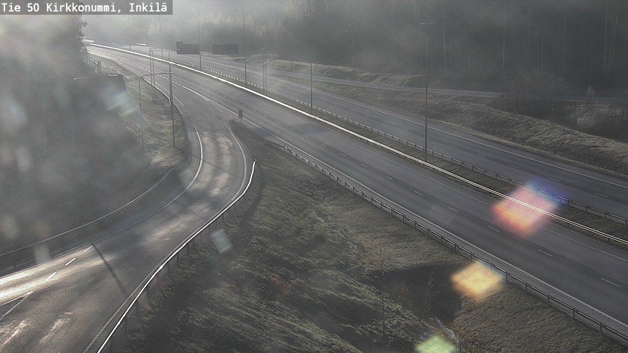 Weather Camera Image Road 50 Kirkkonummi, Inkilä, Kirkkonummi, Uusimaa