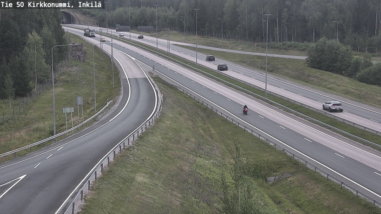 Weather Camera Image Väg 50 Kyrkslätt, Inkilä, Kirkkonummi, Uusimaa