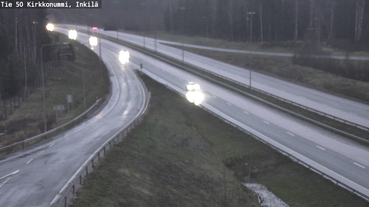 Weather Camera Image Road 50 Kirkkonummi, Inkilä, Kirkkonummi, Uusimaa