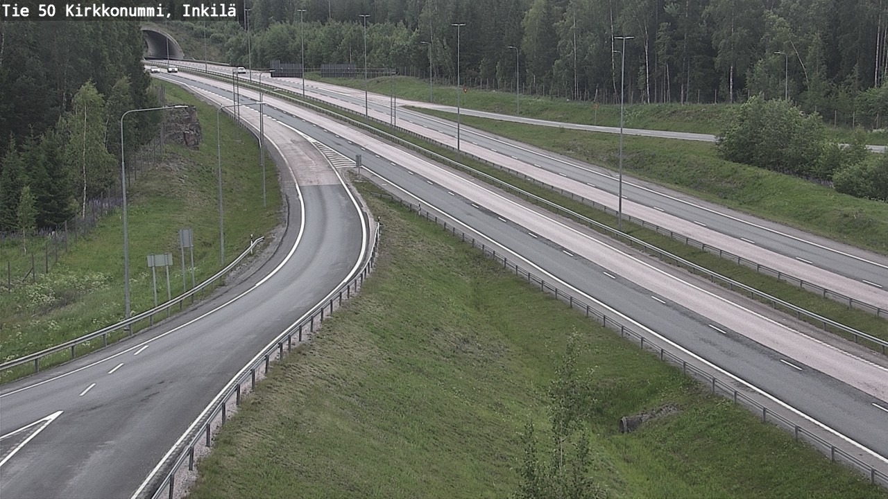 Weather Camera Image Väg 50 Kyrkslätt, Inkilä, Kirkkonummi, Uusimaa