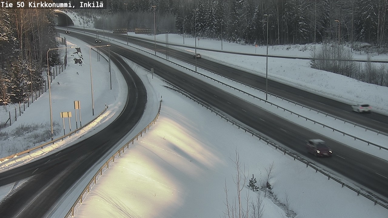 Weather Camera Image Väg 50 Kyrkslätt, Inkilä, Kirkkonummi, Uusimaa