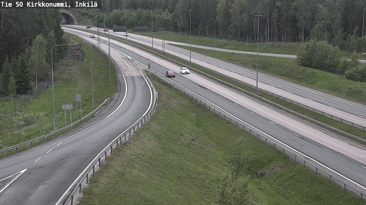 Weather Camera Image Väg 50 Kyrkslätt, Inkilä, Kirkkonummi, Uusimaa