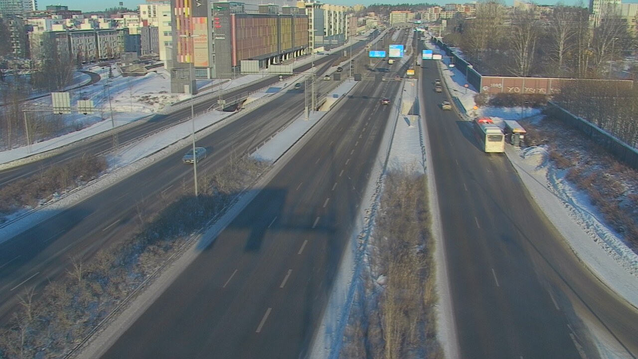 Weather Camera Image Väg 101 Esbo Säterinsolmu, Espoo, Uusimaa