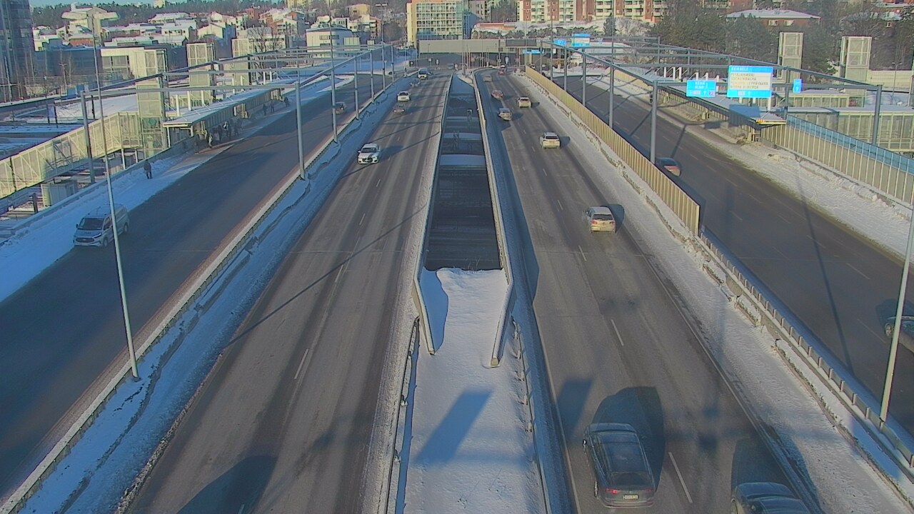 Weather Camera Image Road 101 Espoo Vermo, Espoo, Uusimaa