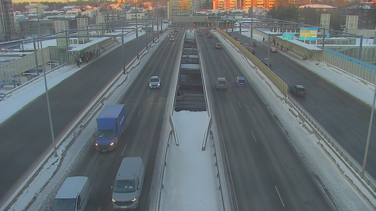 Weather Camera Image Road 101 Espoo Vermo, Espoo, Uusimaa