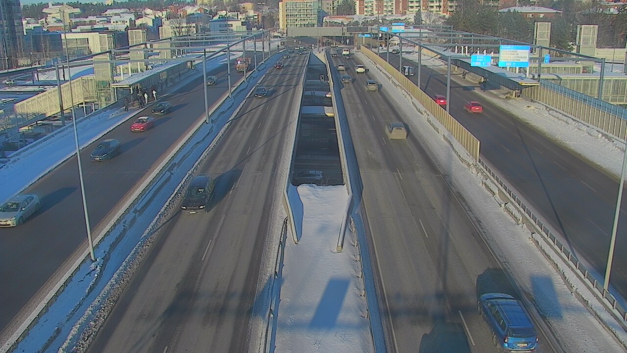 Weather Camera Image Road 101 Espoo Vermo, Espoo, Uusimaa