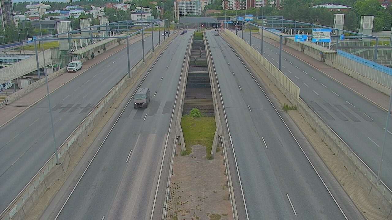 Weather Camera Image Road 101 Espoo Vermo, Espoo, Uusimaa