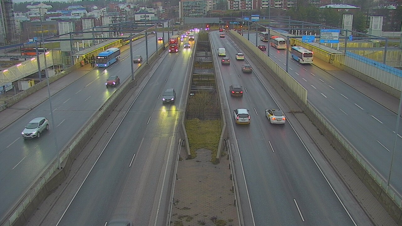 Weather Camera Image Road 101 Espoo Vermo, Espoo, Uusimaa