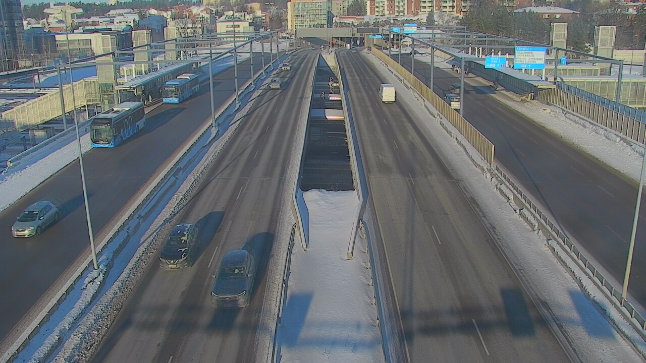 Weather Camera Image Road 101 Espoo Vermo, Espoo, Uusimaa