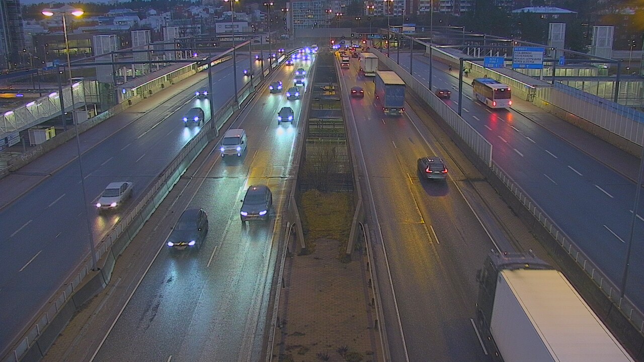 Weather Camera Image Road 101 Espoo Vermo, Espoo, Uusimaa